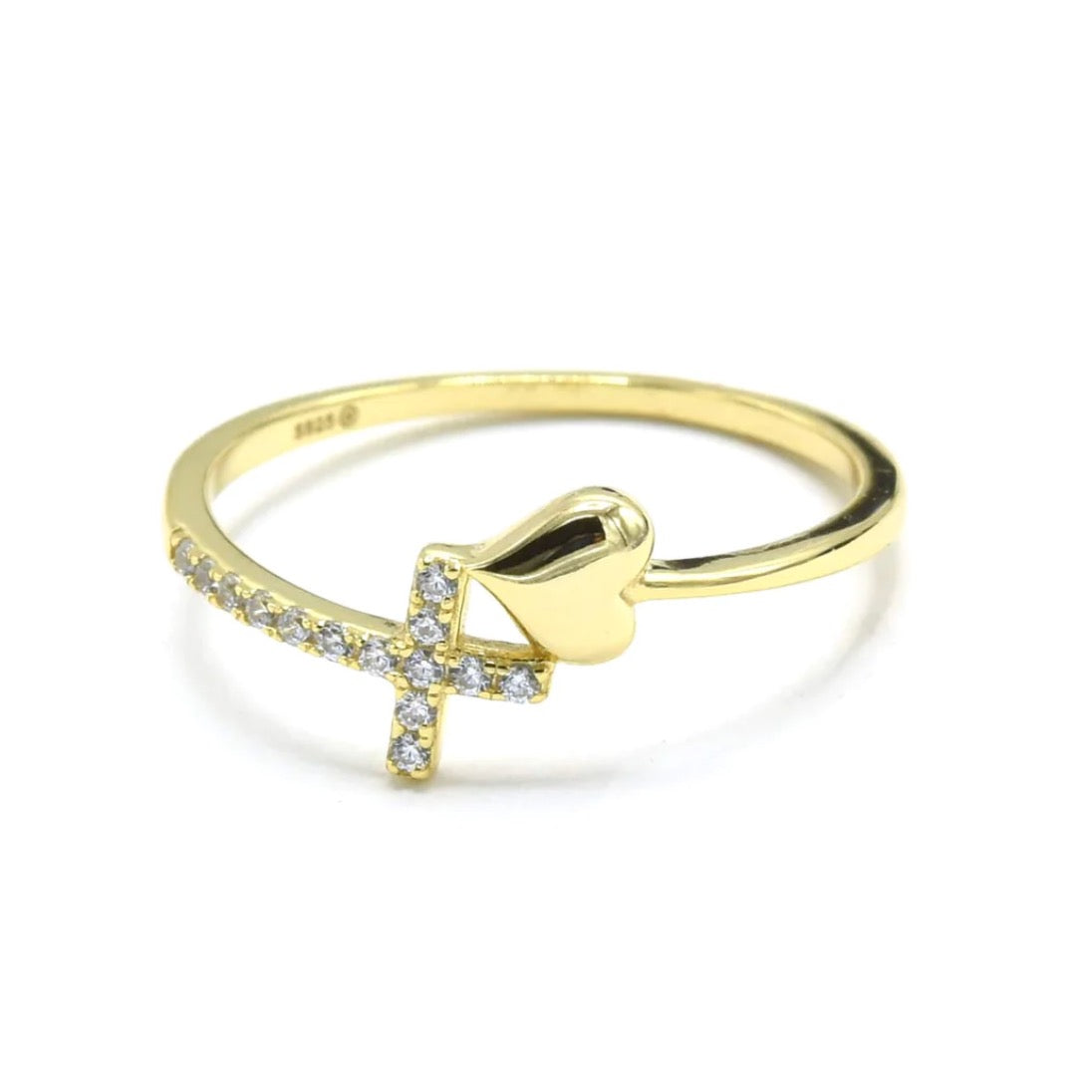 Cross Heart Ring | The Bead Shop Laguna Beach
