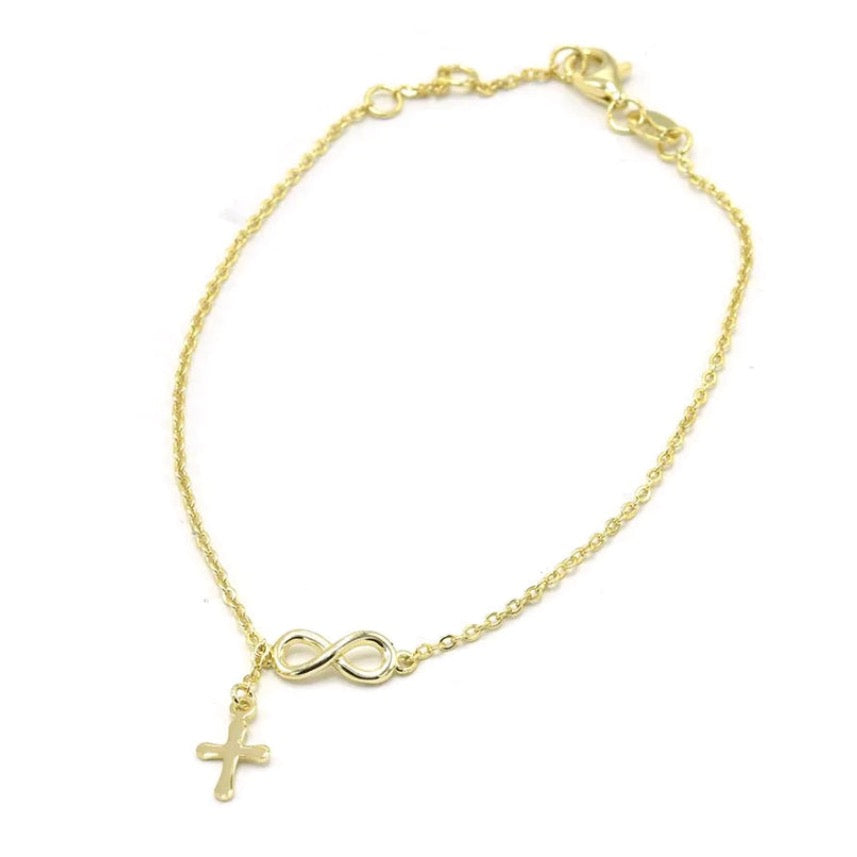 Infinity Cross Bracelet